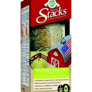 Oxbow Harvest Stacks Compressed Hay Western Timothy with Chamomile Small Animal Food, 35-oz